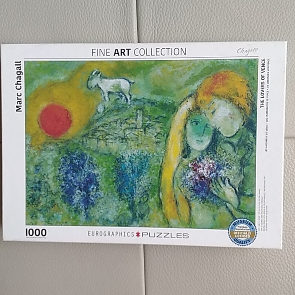 The Lovers of Vence, 1,000 piece puzzle by Eurographics